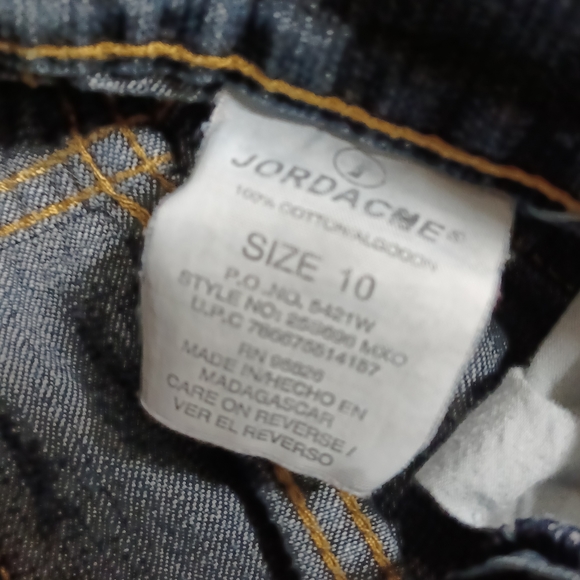 Vintage Jordache Jeans Blue Denim 100% Cotton 10 (Girls) - Picture 9 of 15